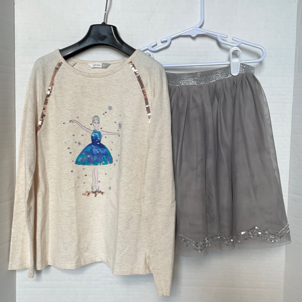 JOHN LEWIS England Ballerina Top and Skirt Size 8